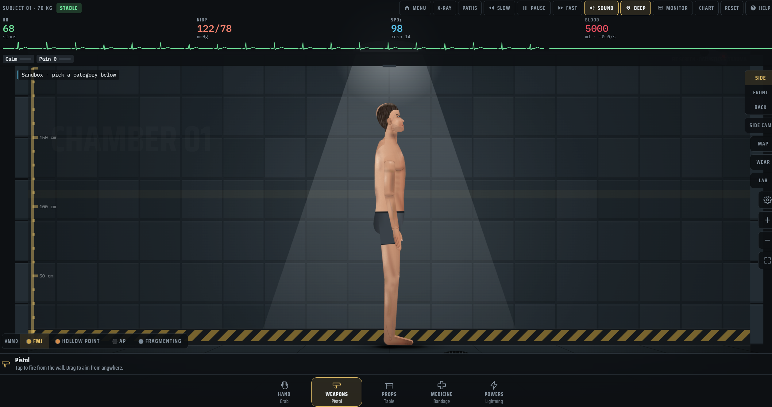 Trauma Lab Game Screenshot